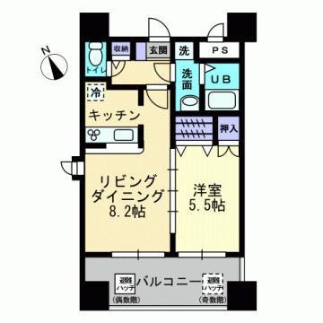 Ｊ・ｇｒａｃｅ河原町 601｜広島県広島市中区河原町(賃貸マンション1LDK・6階・40.15㎡)の写真 その2