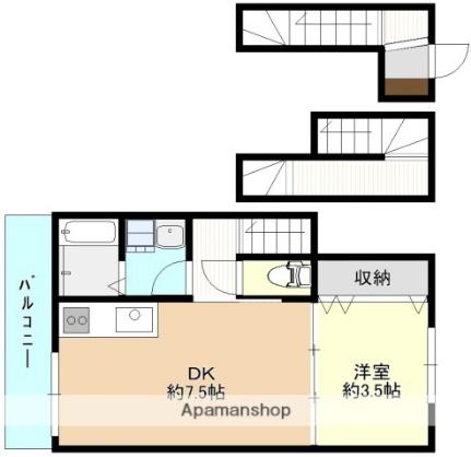 スカイブリエ 302｜広島県広島市安佐南区長束５丁目(賃貸アパート1DK・3階・30.00㎡)の写真 その2