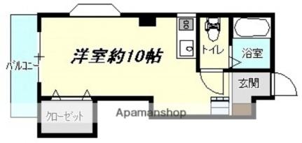 アベイユ江波 201｜広島県広島市中区江波本町(賃貸マンション1R・2階・24.70㎡)の写真 その2