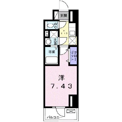 プラーサート　南観音 1003｜広島県広島市西区南観音４丁目(賃貸マンション1K・10階・26.08㎡)の写真 その2