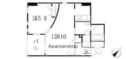 ＪＥＵＮＥＳＥＥ翠町 103｜広島県広島市南区翠２丁目(賃貸マンション1LDK・1階・42.20㎡)の写真 その2