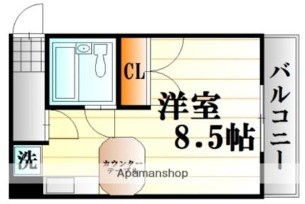 Ｙ’ｚ　Ｂ．Ｌ．Ｄ緑井 404｜広島県広島市安佐南区緑井２丁目(賃貸マンション1R・4階・20.52㎡)の写真 その2