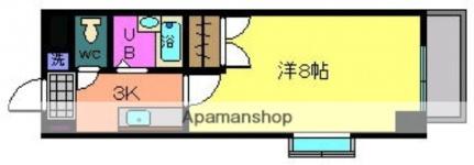 メルベーユ8番館 704｜広島県広島市安佐南区東原１丁目(賃貸マンション1K・7階・24.36㎡)の写真 その2