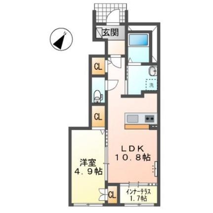 ｇｒａｎｄ　ｄｅａｌ東原 101 ｜ 広島県広島市安佐南区東原２丁目（賃貸アパート1LDK・1階・42.97㎡） その2