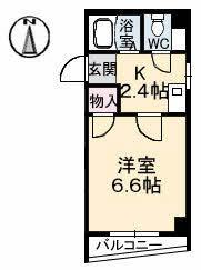 エスペランサ大手町 0301｜広島県広島市中区大手町５丁目(賃貸マンション1K・3階・21.97㎡)の写真 その2