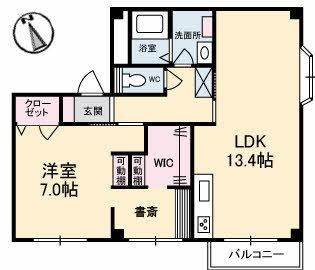 メゾンうえた 0201｜広島県広島市安佐南区山本４丁目(賃貸アパート3DK・2階・57.97㎡)の写真 その2