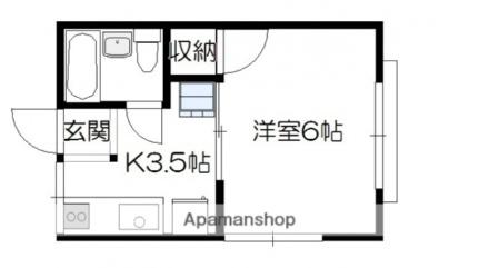 井口ハイツ 201｜広島県広島市西区井口４丁目(賃貸アパート1K・2階・19.44㎡)の写真 その2