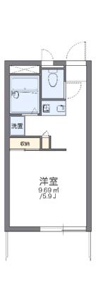 レオパレスＪＹＯＹＡＭＡ 303｜広島県広島市佐伯区城山２丁目(賃貸マンション1K・3階・20.28㎡)の写真 その2