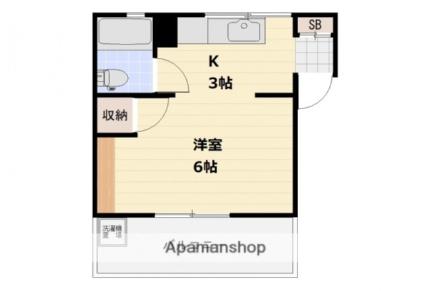 アーベルパートII 302｜広島県広島市中区吉島西１丁目(賃貸マンション1R・3階・20.32㎡)の写真 その2