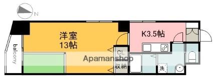 グランドルチェ国泰寺 903｜広島県広島市中区国泰寺町２丁目(賃貸マンション1K・9階・40.04㎡)の写真 その2