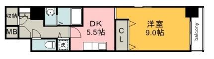 カーサ土橋 1104｜広島県広島市中区土橋町(賃貸マンション1DK・11階・36.39㎡)の写真 その2