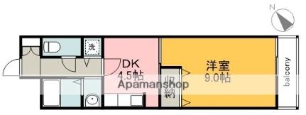 カーサ土橋 203号室｜広島県広島市中区土橋町(賃貸マンション1DK・2階・33.50㎡)の写真 その2