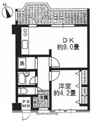 イトーピア舟入マンション 605｜広島県広島市中区舟入南３丁目(賃貸マンション1LDK・6階・35.40㎡)の写真 その2