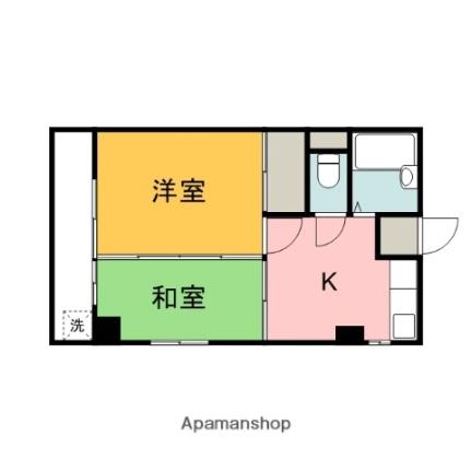 引地ビル 301｜広島県広島市南区出汐１丁目(賃貸マンション2K・3階・30.00㎡)の写真 その2