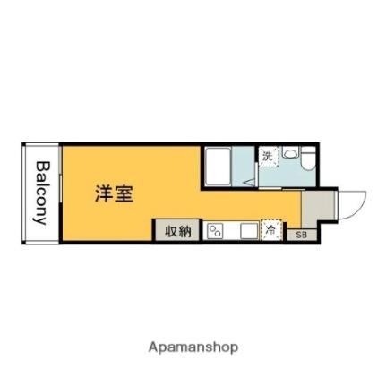 ＣＯＬＬＩＮＡ山根町 505｜広島県広島市東区山根町(賃貸マンション1R・5階・21.70㎡)の写真 その2