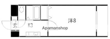 センチュリー曙III 704｜広島県広島市東区曙５丁目(賃貸マンション1K・7階・25.00㎡)の写真 その2