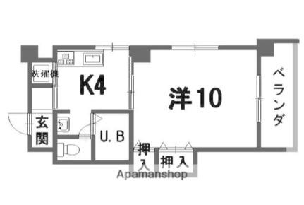 小西第5ビル 801｜広島県広島市南区段原３丁目(賃貸マンション1K・8階・33.00㎡)の写真 その2