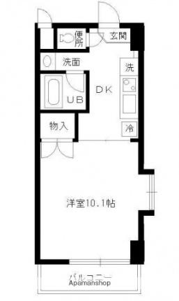 ルミエール牛田本町 401｜広島県広島市東区牛田本町１丁目(賃貸マンション1K・4階・30.27㎡)の写真 その2