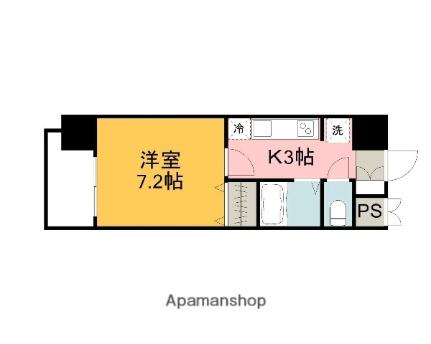 グランディールＭ 302｜広島県広島市西区己斐本町２丁目(賃貸マンション1K・3階・22.76㎡)の写真 その2