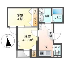 比治山橋駅 6.8万円