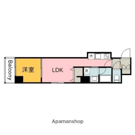 エトワール舟入中町 201｜広島県広島市中区舟入中町(賃貸マンション1LDK・2階・29.43㎡)の写真 その2