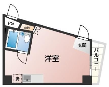 スタイルビル 403号室｜広島県広島市東区牛田本町３丁目(賃貸マンション1R・4階・18.63㎡)の写真 その2