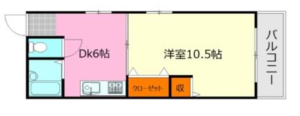 藤川ビル 104号室｜広島県広島市南区丹那町(賃貸マンション1DK・1階・33.00㎡)の写真 その2