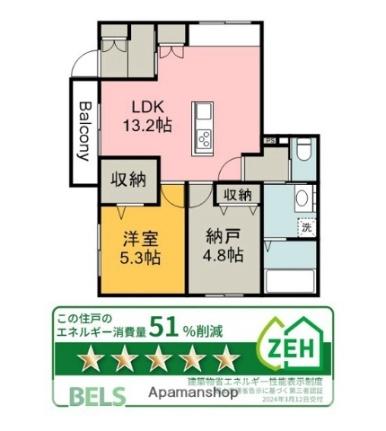 （仮）東区曙5丁目プロジェクト 101｜広島県広島市東区曙５丁目(賃貸マンション1SLDK・1階・59.68㎡)の写真 その2