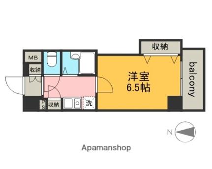 ハイレックスII 503｜広島県広島市中区大手町５丁目(賃貸マンション1K・5階・22.68㎡)の写真 その2