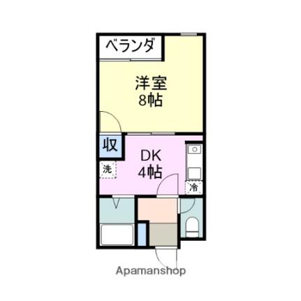 ＣＯＳＹ　ＩＮ　ＫＡＷＡＮＯ 501｜山口県岩国市元町４丁目(賃貸マンション1DK・5階・28.42㎡)の写真 その2