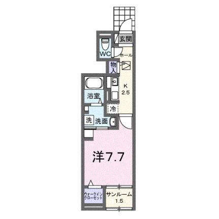 ベルファニー　ショウワ　Ｂ 103｜山口県岩国市昭和町２丁目(賃貸アパート1K・1階・31.66㎡)の写真 その2