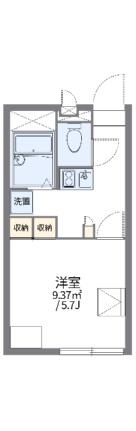 レオパレスアルプル 205｜徳島県徳島市南昭和町５丁目(賃貸アパート1K・2階・20.28㎡)の写真 その2