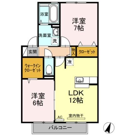 プラザ・エミネンス　Ａ棟 A202 ｜ 徳島県阿南市羽ノ浦町中庄梶島（賃貸アパート2LDK・2階・59.58㎡） その2