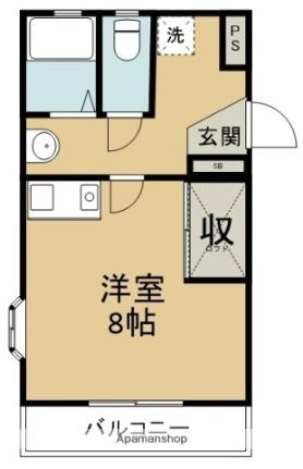 ハイツＳＴ ｜徳島県徳島市北田宮１丁目(賃貸アパート1R・2階・27.30㎡)の写真 その2