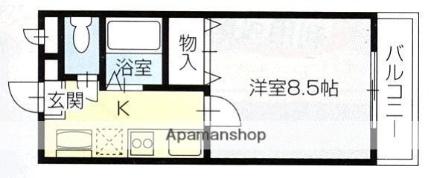 ハウスパンプキン 102｜徳島県徳島市住吉４丁目(賃貸マンション1K・1階・26.45㎡)の写真 その2