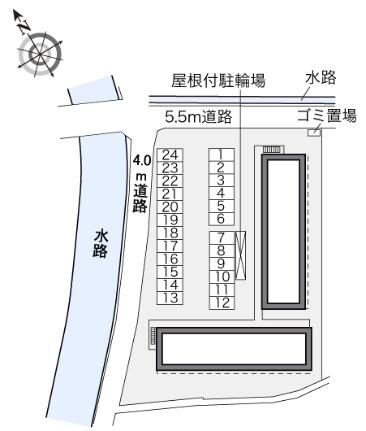 レオパレスアイコート川南 102｜徳島県徳島市八万町川南(賃貸アパート1LDK・1階・48.44㎡)の写真 その19