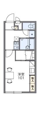 レオパレスタウンコート南矢三II 102｜徳島県徳島市南矢三町２丁目(賃貸アパート1K・1階・23.18㎡)の写真 その2