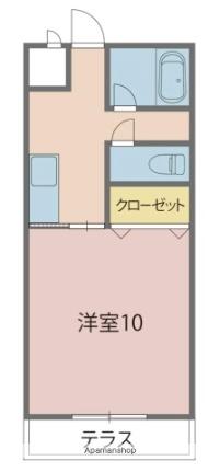 リトルベアハイツ 101 ｜ 徳島県徳島市山城西２丁目（賃貸マンション1K・1階・27.80㎡） その2