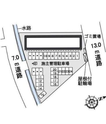 レオパレス葉月 208｜徳島県板野郡藍住町笠木字東野(賃貸アパート1K・2階・28.02㎡)の写真 その17