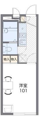 レオパレスサヴァー 107｜徳島県徳島市南田宮２丁目(賃貸アパート1K・1階・19.87㎡)の写真 その2