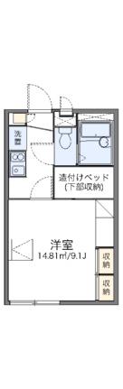 レオパレスワイドフォレスト 206｜香川県高松市木太町(賃貸アパート1K・2階・23.18㎡)の写真 その2