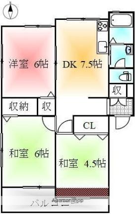 コーポサンシティ B103｜香川県木田郡三木町大字平木(賃貸アパート3DK・1階・56.51㎡)の写真 その2