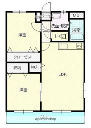 シリウス 103｜香川県高松市上林町(賃貸マンション2LDK・1階・60.03㎡)の写真 その2