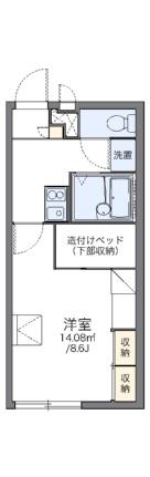 レオパレスエスペーロ・Ｉ 106｜香川県高松市勅使町(賃貸アパート1K・1階・23.18㎡)の写真 その2