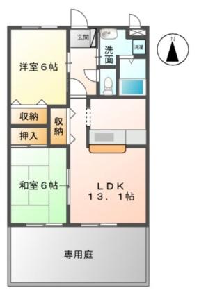 ステイブル国分寺 103｜香川県高松市国分寺町新名(賃貸アパート2LDK・1階・57.79㎡)の写真 その2