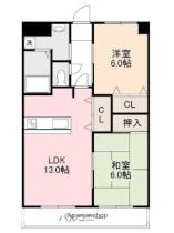 香川県高松市林町（賃貸アパート2LDK・2階・57.33㎡） その2