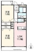 香川県高松市伏石町（賃貸マンション2LDK・2階・67.79㎡） その2