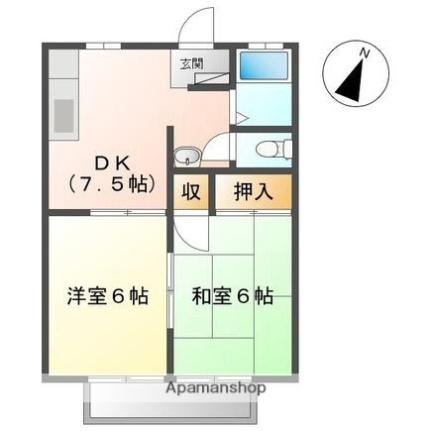 香川県高松市太田上町(賃貸アパート2DK・2階・40.92㎡)の写真 その2