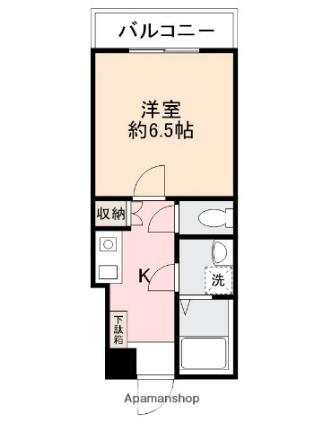香川県高松市今新町(賃貸マンション1DK・3階・22.90㎡)の写真 その2