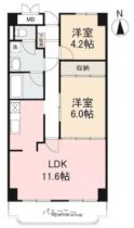 香川県高松市松縄町（賃貸マンション2LDK・2階・59.85㎡） その2